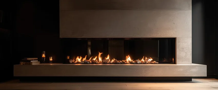 Gas Fireplace Ember Bed Design Services in Flower Mound, Texas