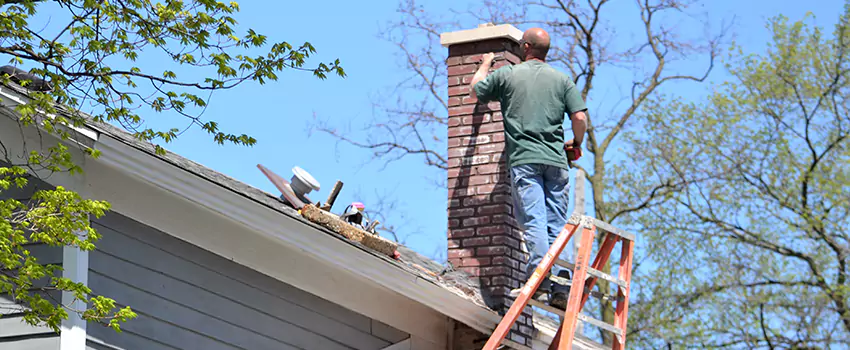 Vinyl and PVC Chimney Flashing Installation in Flower Mound, TX